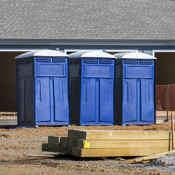 are there different sizes of portable toilets available for rent in Sudley